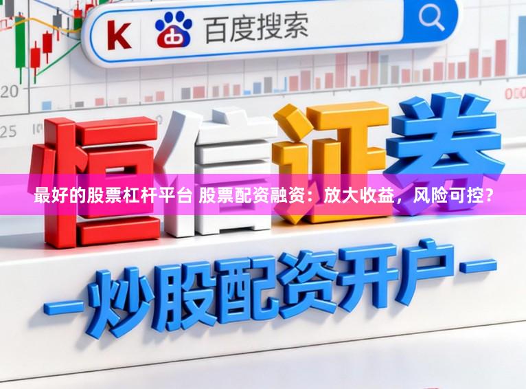 最好的股票杠杆平台 股票配资融资:放大收益,风险可控?